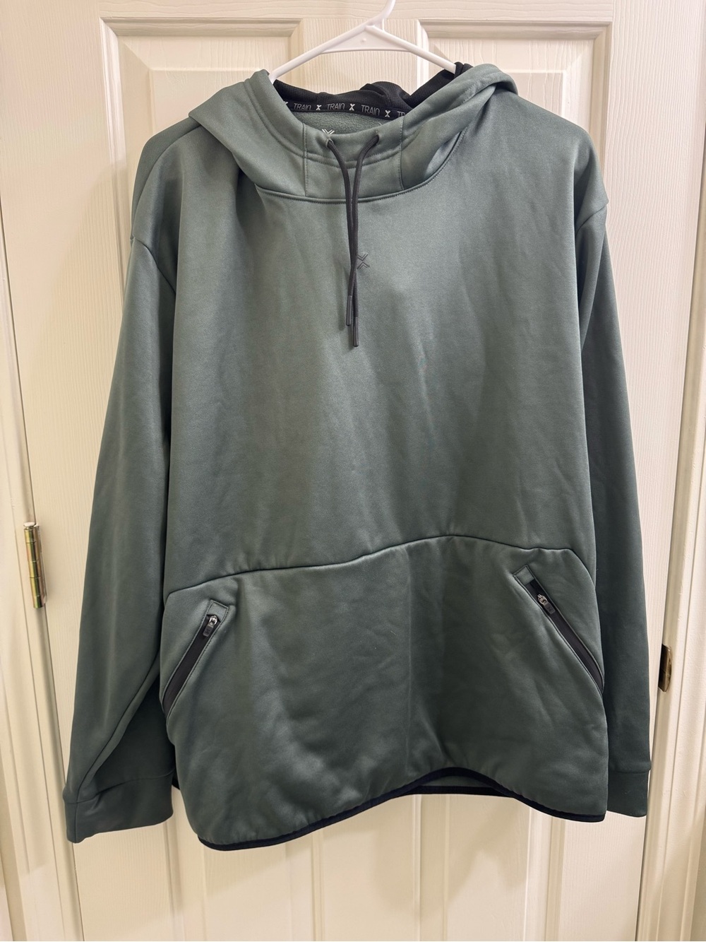Xersion Men's Hooded Pullover Sweatshirt - Green